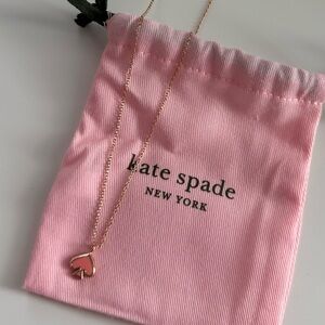 Kate Spade Rose Gold Spade Necklace